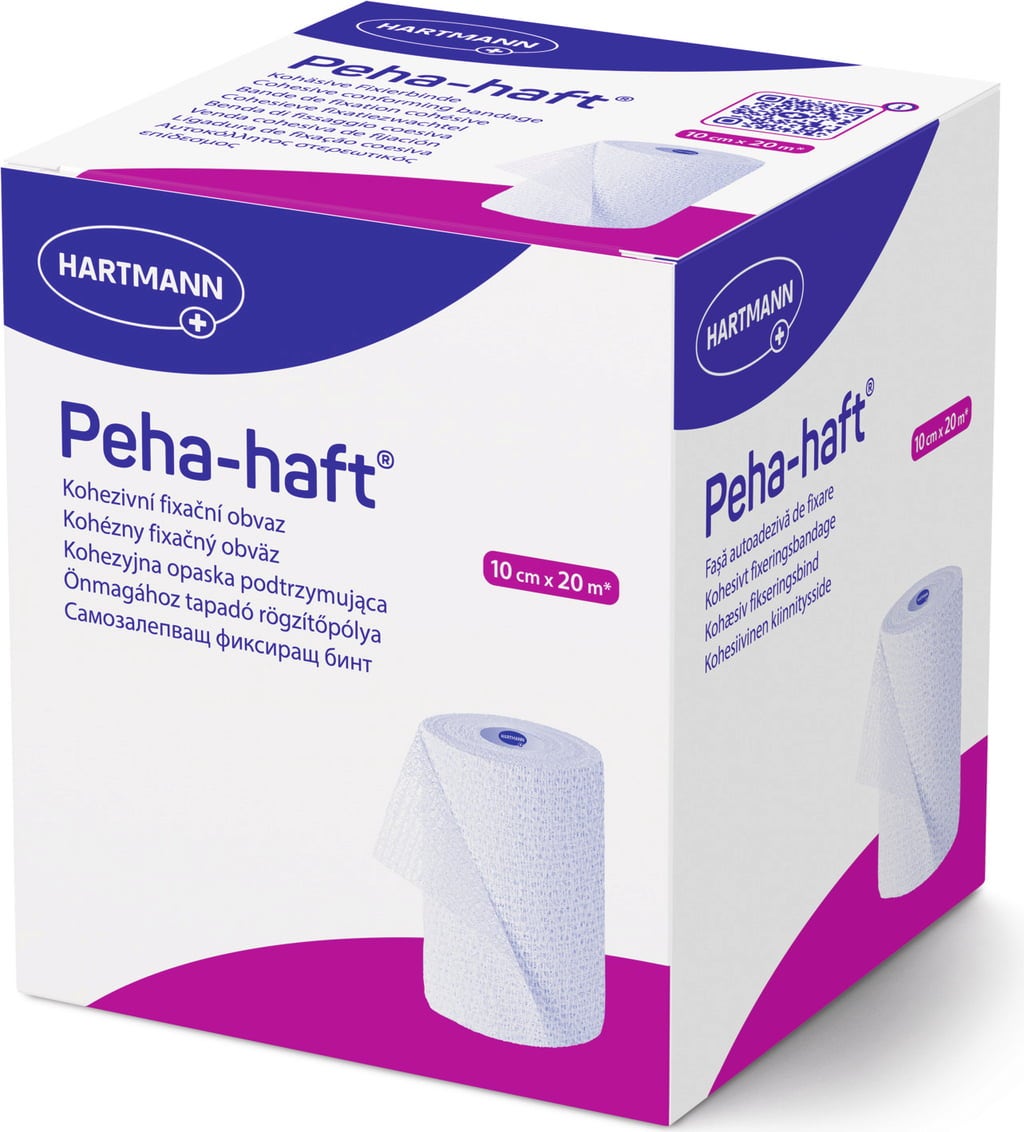 Peha-haft® Latex Free - Benda Coesiva di Fissaggio 10 cm x 20 m - 1 Pezzo