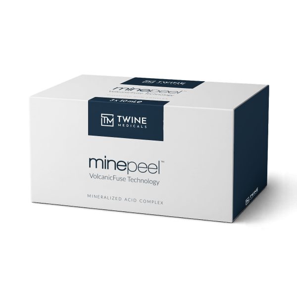 minepeel TWINE Medicals | Peeling mineralizzato VolcanicFuse con PDRN e Multi-Acid Complex 3x10ml