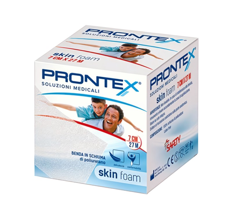 Safety – benda in schiuma Prontex Skin Foam 27 m×7 cm - 1pz