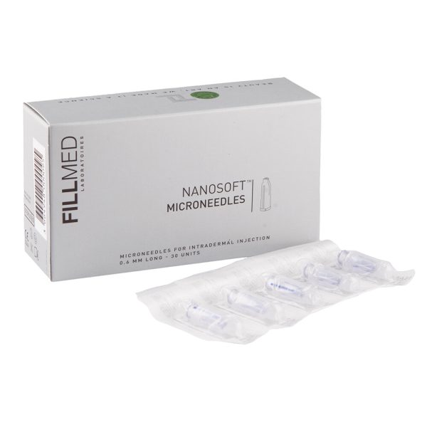 Fillmed Nanosoft® Microneedles 0.6 mm – Dispositivo monouso per iniezioni intradermiche - 30 PZ