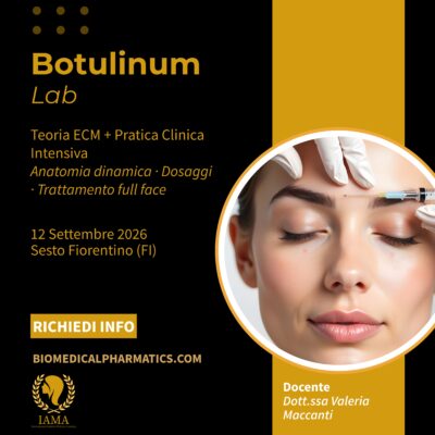 Botulinum Lab IAMA 2026 | Corso Tossina Botulinica Firenze